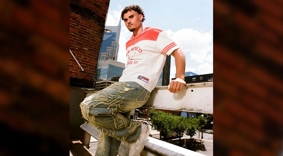 Adrien Nunez on a rooftop