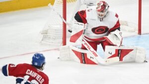 Andersen's shutout puts Hurricanes one win from Stanley Cup Final