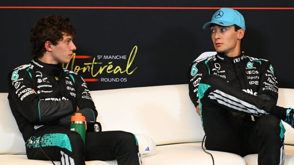 Antonelli on top, but the pressure to win now off for Russell