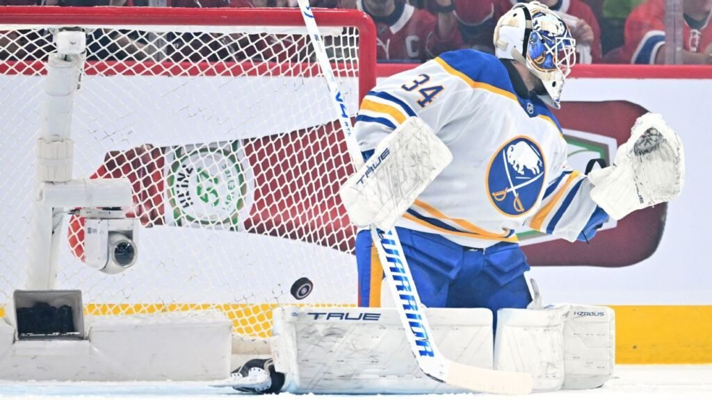 Buffalo Sabres start, pull goaltender Alex Lyon in Game 6