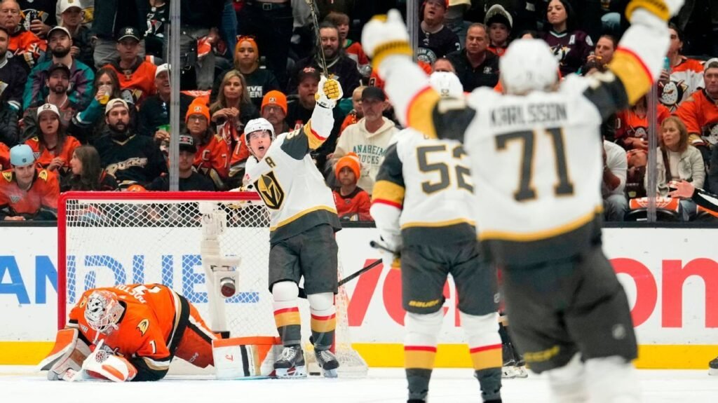 Marner delivers again as Golden Knights finish off Ducks in 6