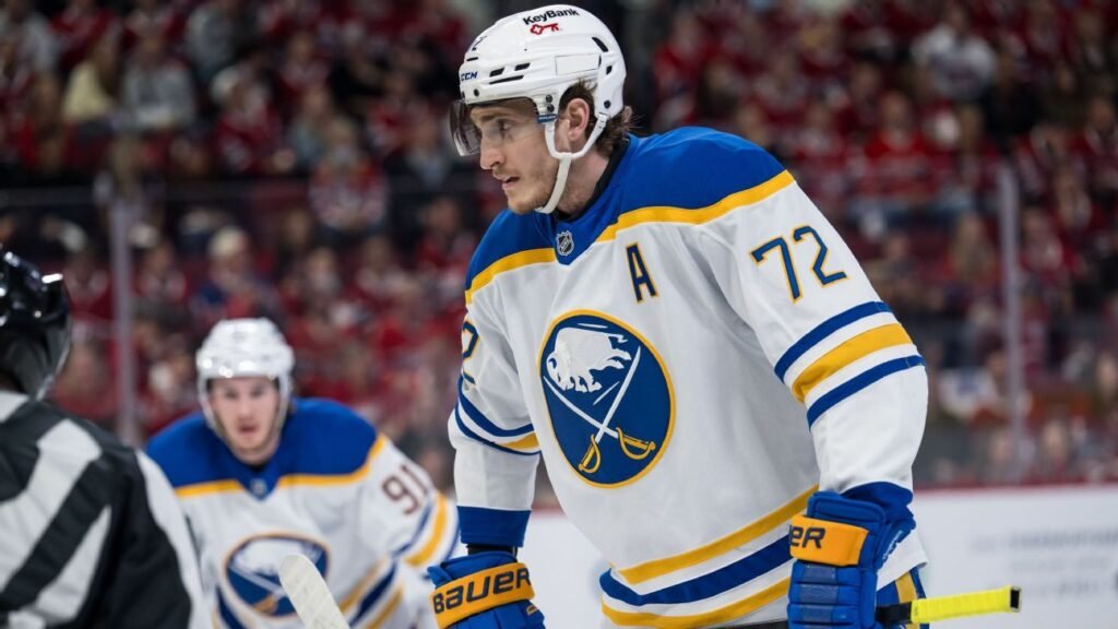 Tage Thompson says emotions got better of Sabres in Montreal