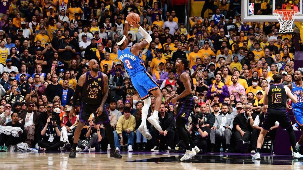 Thunder escape late Lakers charge to complete sweep