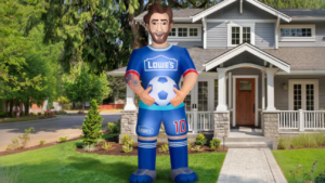 Want a 10-foot Lionel Messi inflatable that looks nothing like him? You're in luck