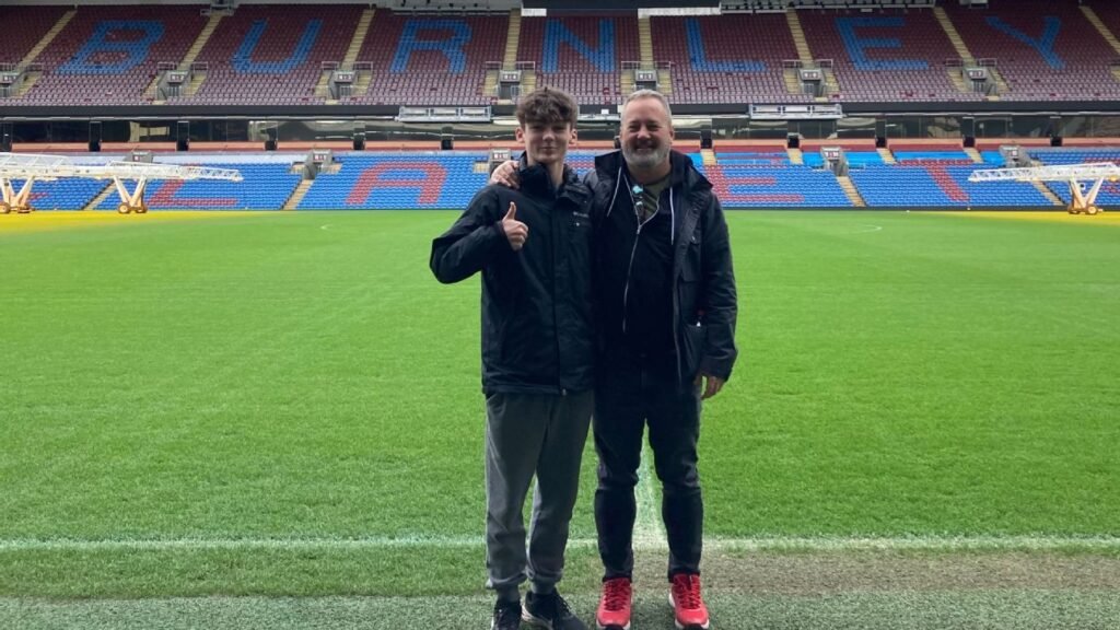 A father-son Transatlantic, cross-generational voyage to visit Burnley
