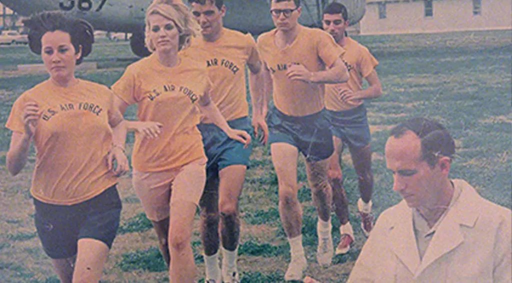Air Force Veteran Kenneth H. Cooper tracking cadet physical perfomance