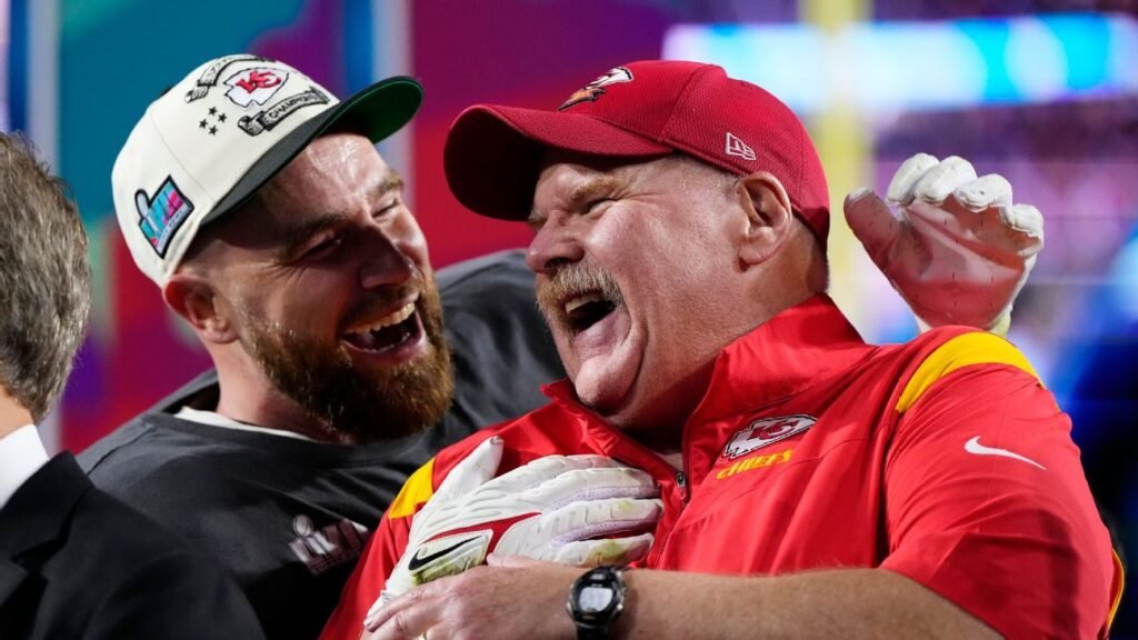 Andy Reid coy on whether he's invited to Kelce and Swift's wedding