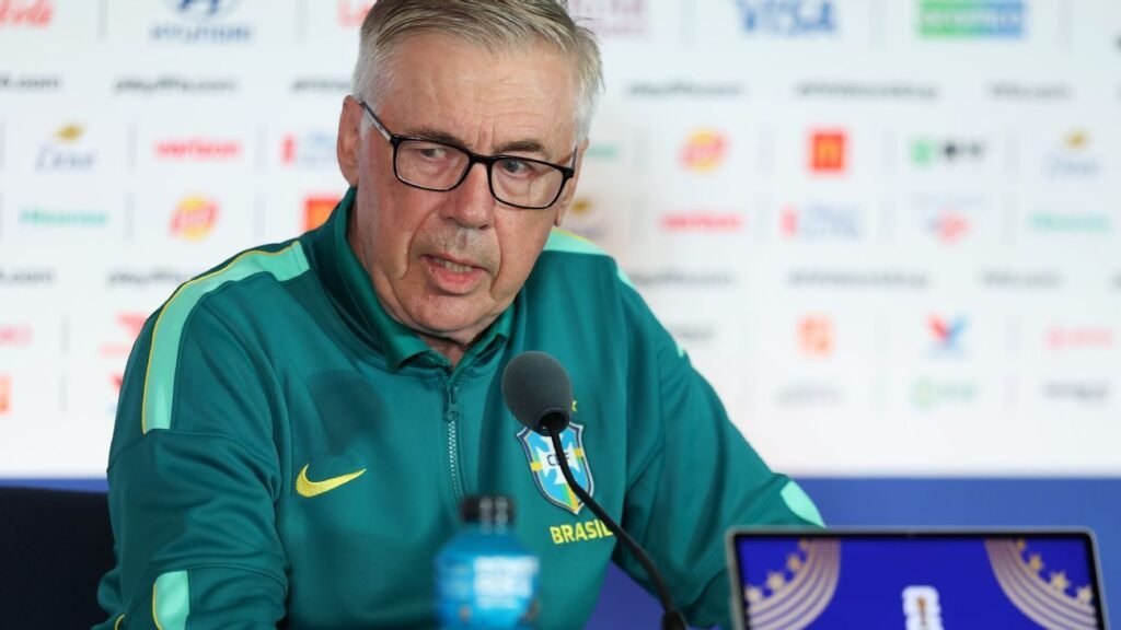 Brazil manager Ancelotti won't engage in Japan's 'mind games'