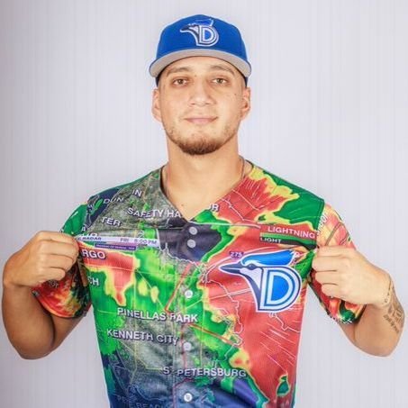 Dunedin Blue Jays announce 'Rain Delay' uniforms with weather radar