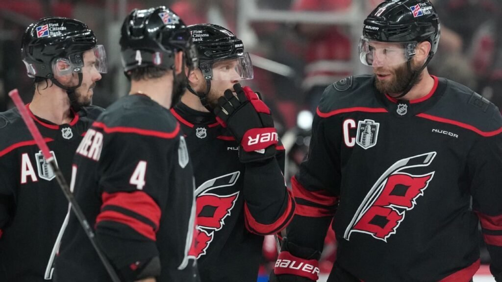 Golden Knights rally again, swipe Game 1 from Hurricanes