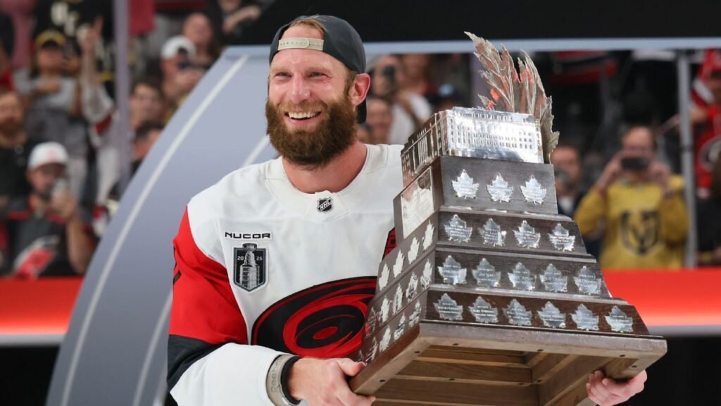 Hurricanes' Jordan Staal, 37, becomes oldest Conn Smythe winner