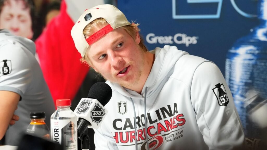 Hurricanes give Jackson Blake's Stanley Cup playoff beard an 'A for effort'