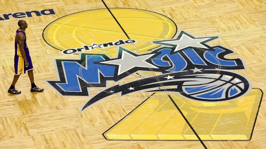 Looking back at the NBA Finals trophy logo courts of the past
