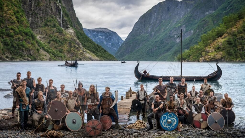 Norway soccer team dresses up as Vikings before 2026 World Cup