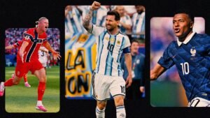 On the World Cup's day of stars, Messi towers over Haaland and Mbappe