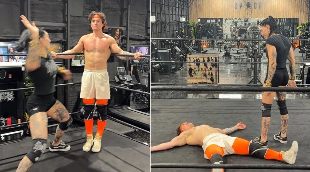 Rhea Ripley Leaves Jesse James West Bruised After Brutal WWE Training Session Goes Viral