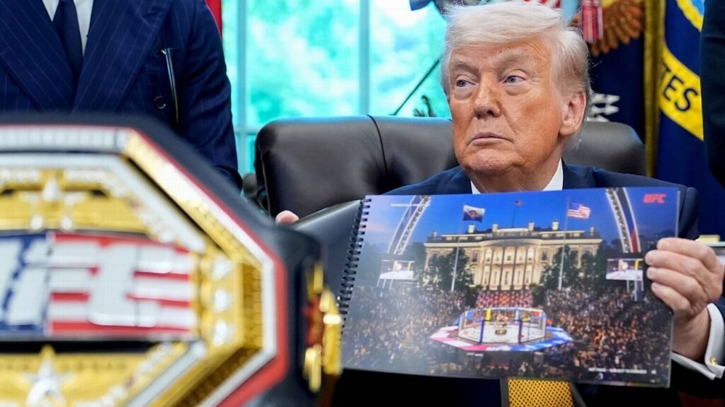 UFC's logistical high-wire act: Staging an Octagon fight at the White House