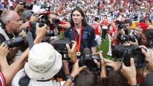 What's it like to face a young phenom like Messi, Bellingham?