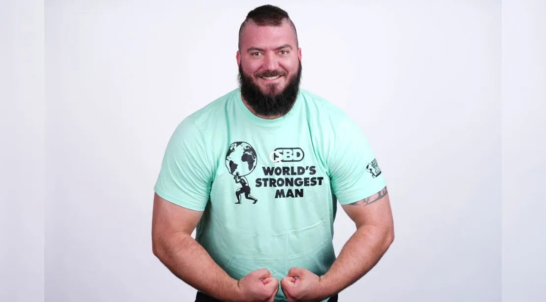 World Strongest Man rookie from Mississippi flexing his muscles