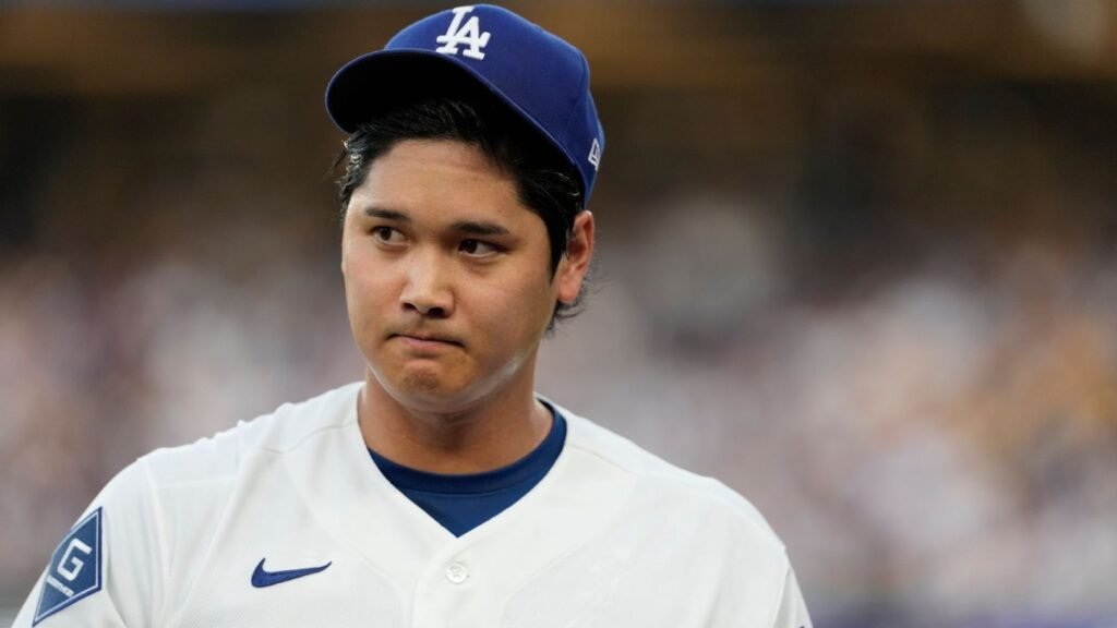 Dodgers' Shohei Ohtani (biceps) exits early, out Saturday