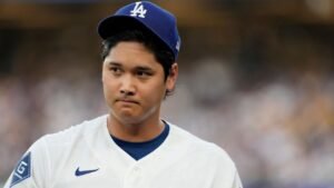Dodgers' Shohei Ohtani (biceps) exits early, out Saturday