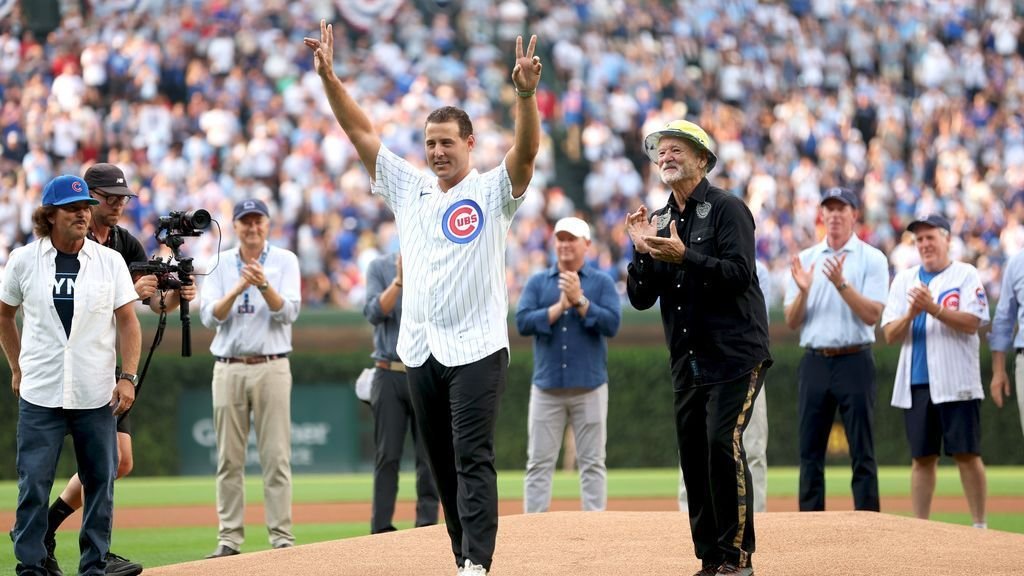 Ex-Cubs 1B Rizzo snares Busch's HR from Wrigley bleachers