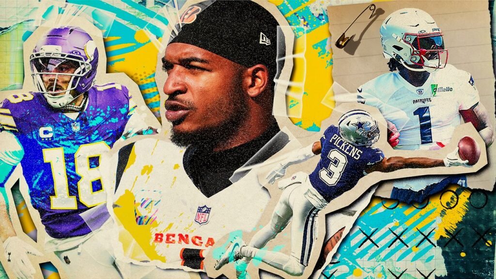 Execs, coaches, scouts rank top NFL wide receivers for 2026