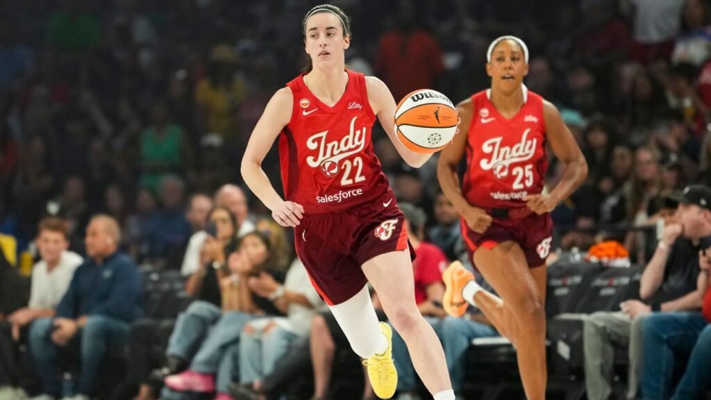 Fever beat Aces again as Caitlin Clark scores 12 in 24 minutes