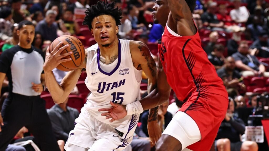 Jazz's Trey Alexander stretchered off in summer league game