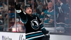 Macklin Celebrini on Sharks contract talks, Sidney Crosby and more