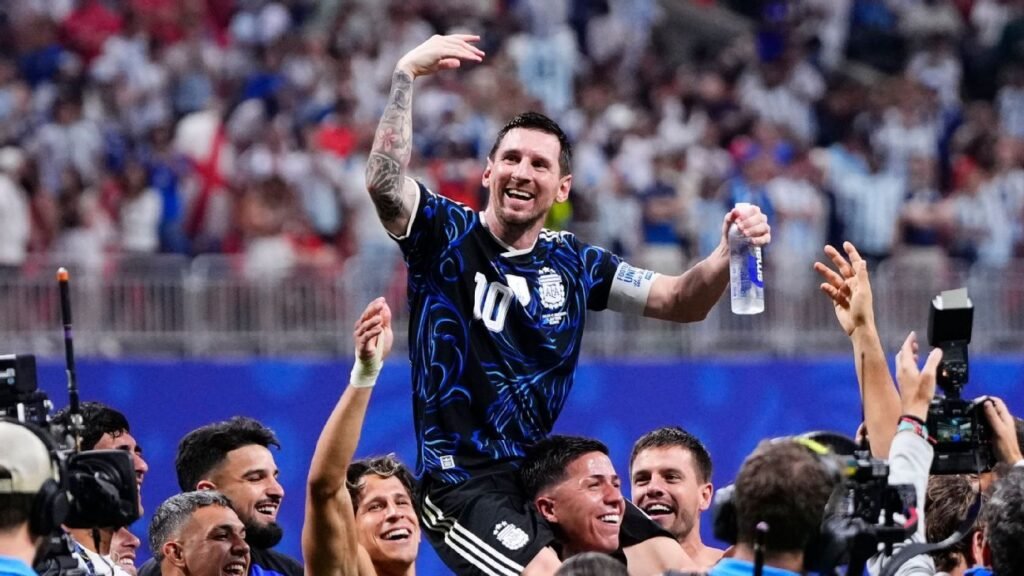Messi is the best player at the World Cup, and the best male athlete of all time