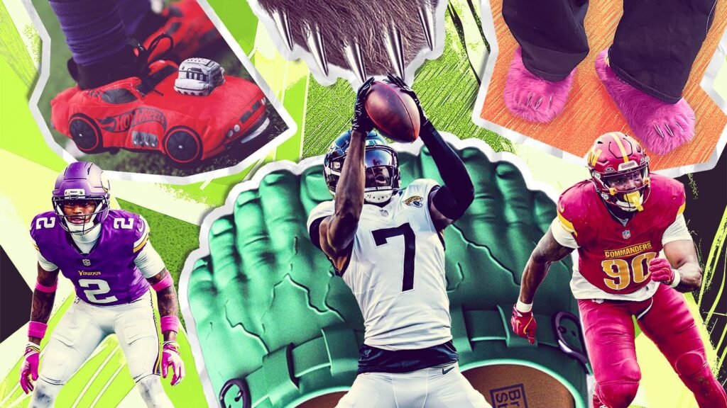 NFL players love wearing their 'slippers and slides, baby!'